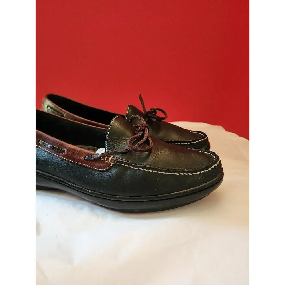 COLE HAAN MOCCASIN LOAFER C08940 BROWN LEATHER SIZE 12 M